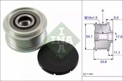 WILMINK GROUP wg1253638 -  Механизм свободного хода генератора